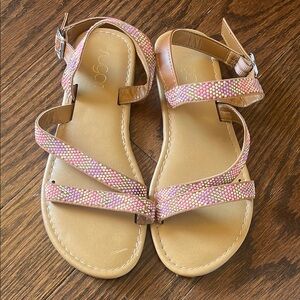 Sugar | Multicolor Strappy Sandals, Girls 4